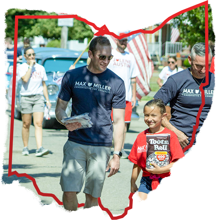 Max Miller walking in a parade